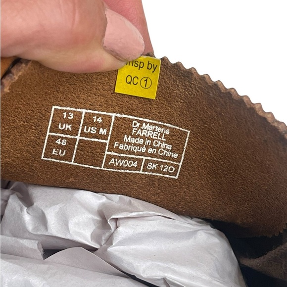 Dr. Martens Farrell Shoes brown 
Leather AW004 SK 120 Men's 14
US M - Picture 11 of 13